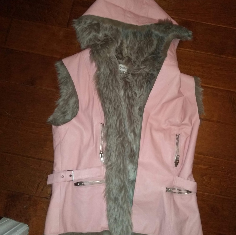 Size 16 leather shell jacket